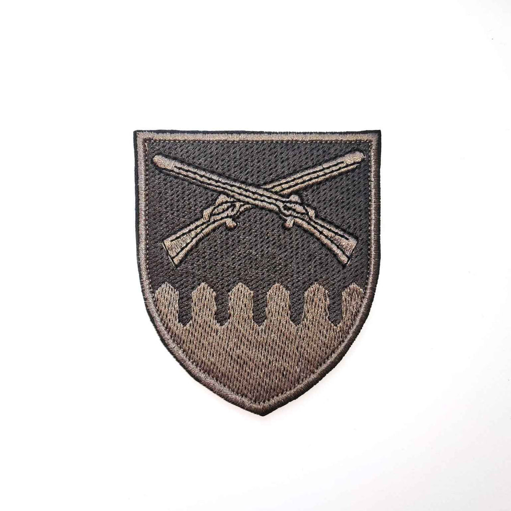 92 OMBr Ivan Sirko Brigade patch, Grey Front-facing photo