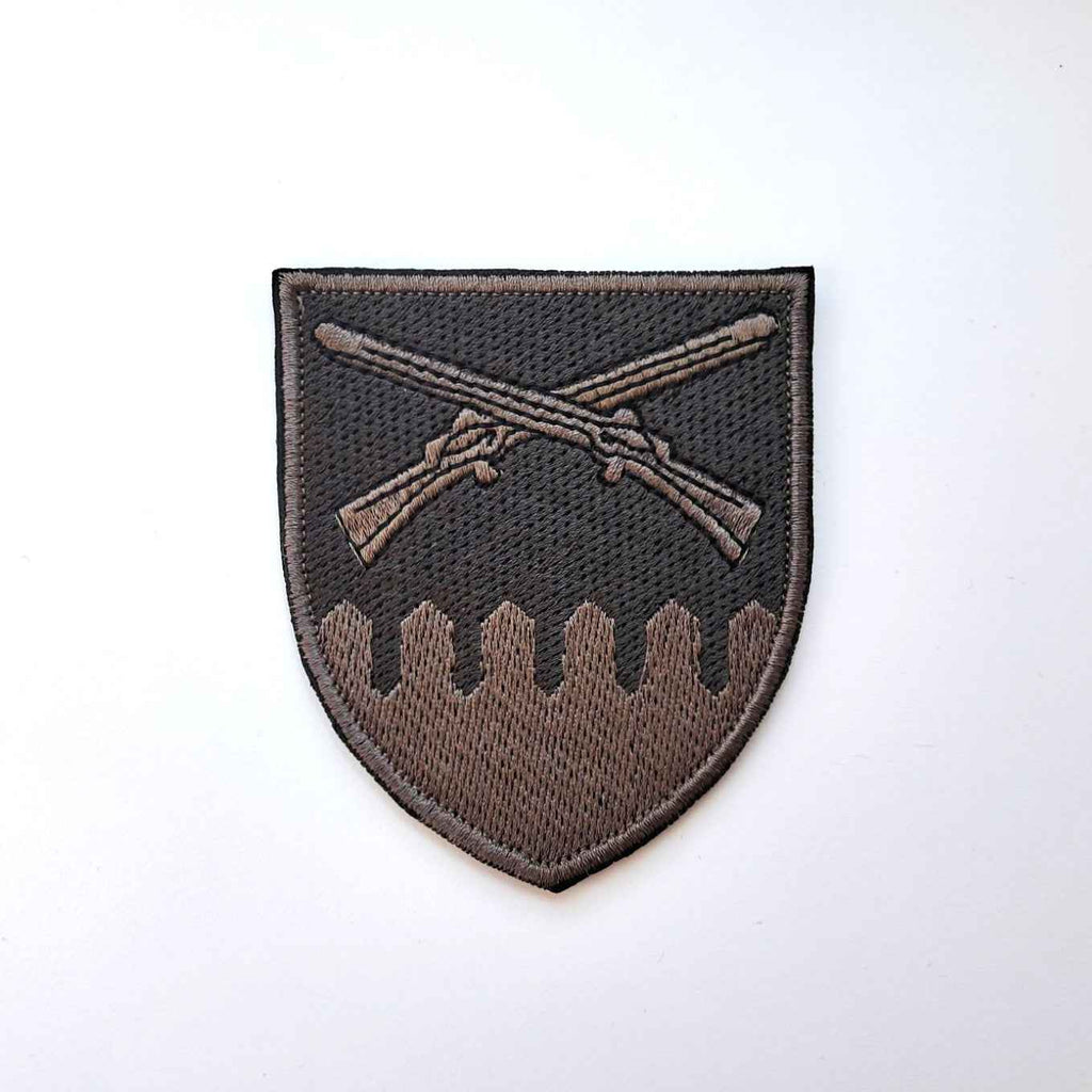 92 OMBr Ivan Sirko Brigade patch, Grey Front-facing photo2
