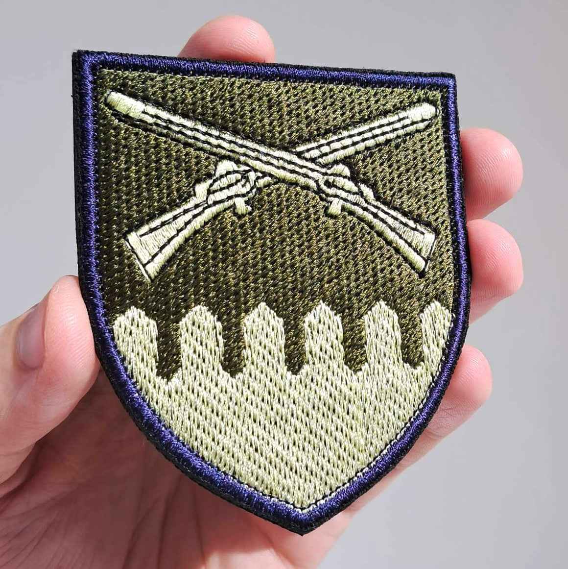 92 OMBr Ivan Sirko Brigade patch, Green main photo2