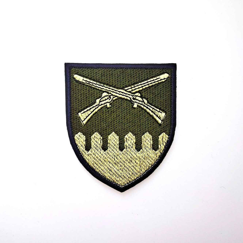 92 OMBr Ivan Sirko Brigade patch, Green Front-facing photo