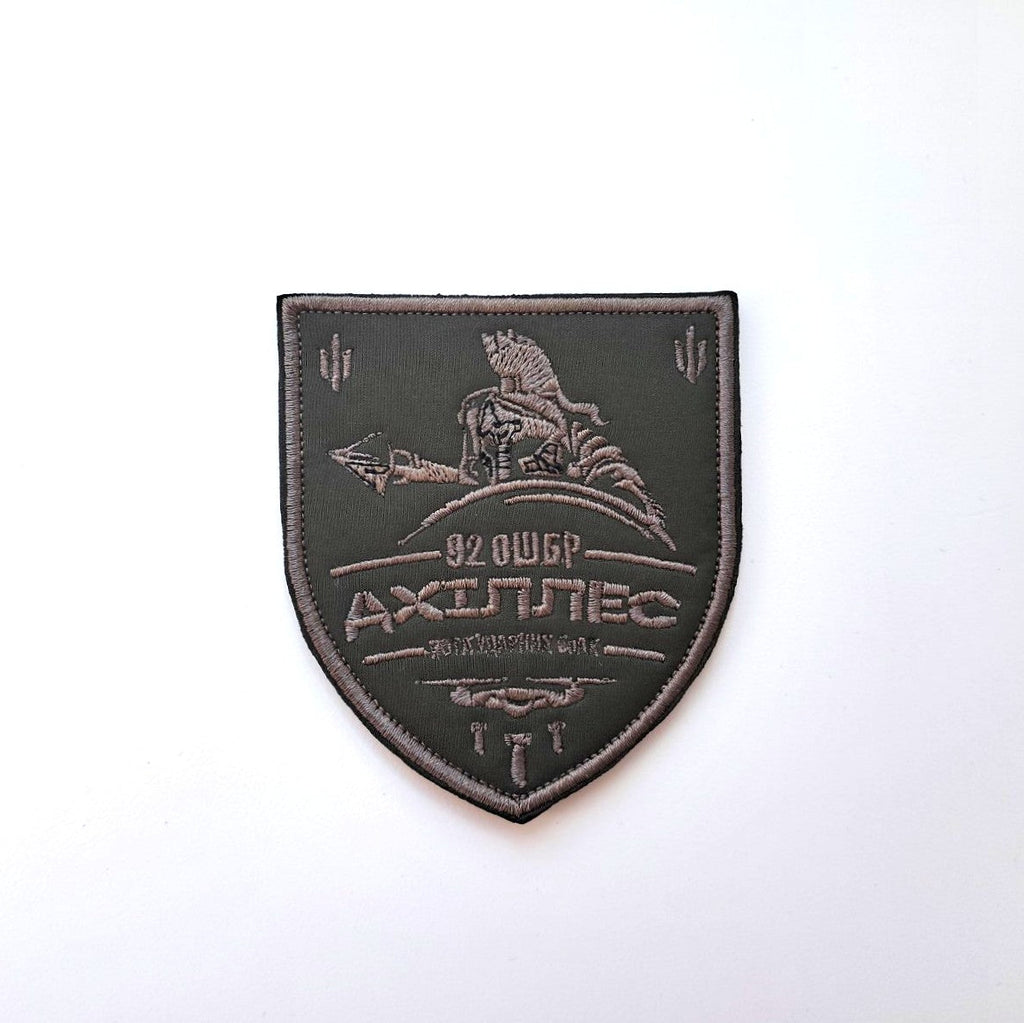 Achilles Strike Drone Brigade Original Olive/grey patch front-facing photo 3