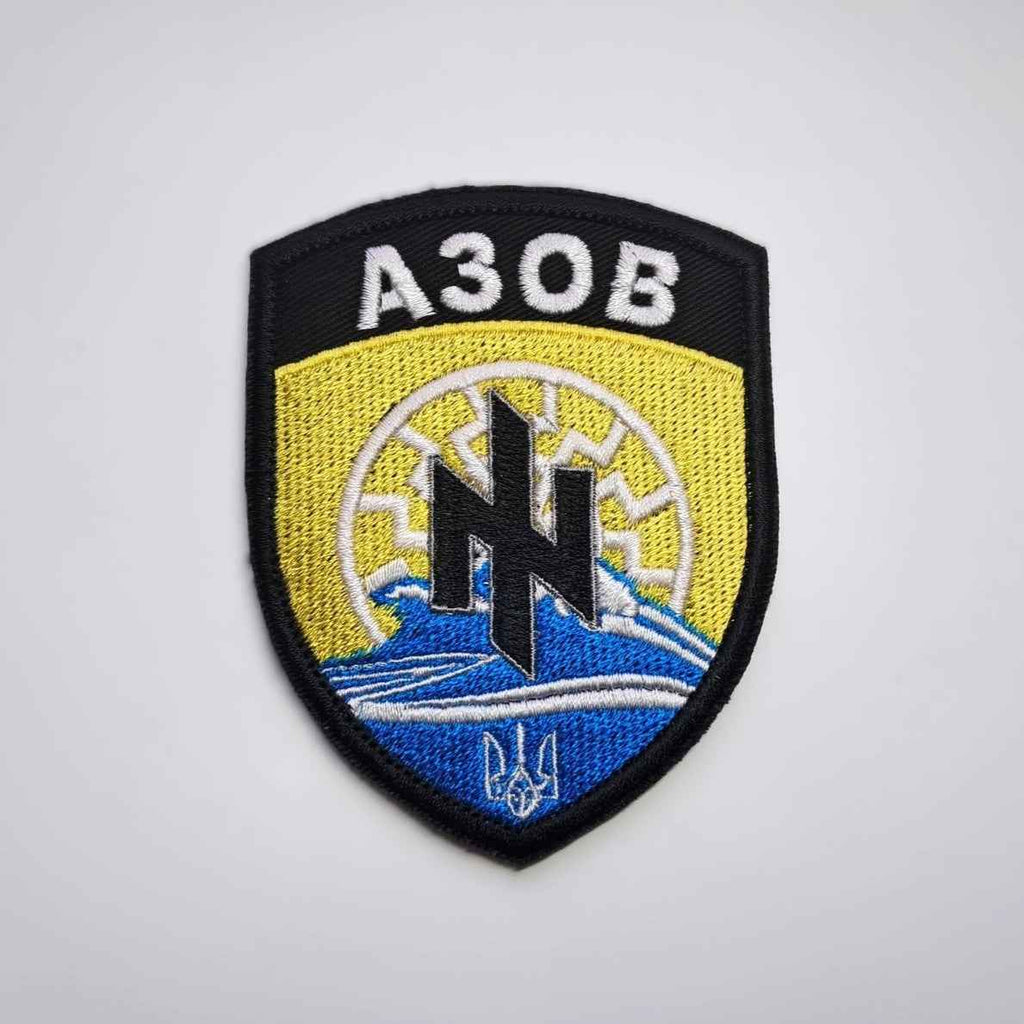 Azov Brigade Original Classic Shield patch front-facing photo1