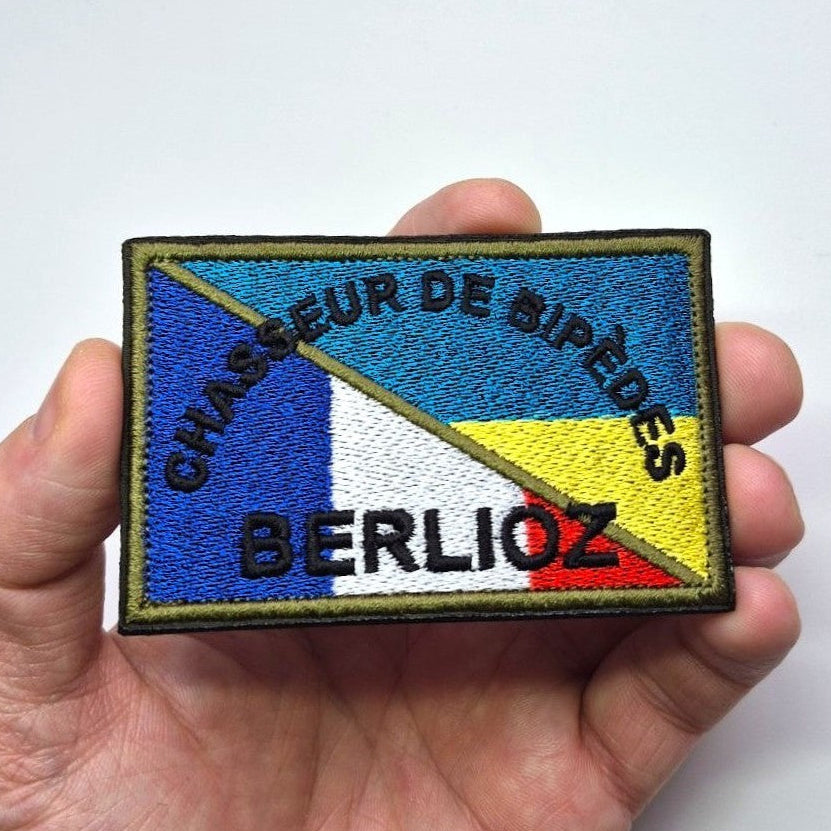 French Group Berlioz Chasseur De Bipedes Morale patch main photo