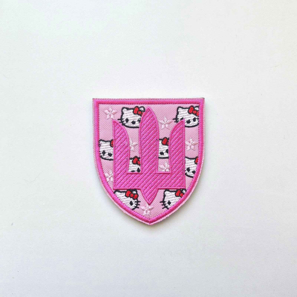 Hello Kitty Ukraine Army Girls' Patch front-facing photo