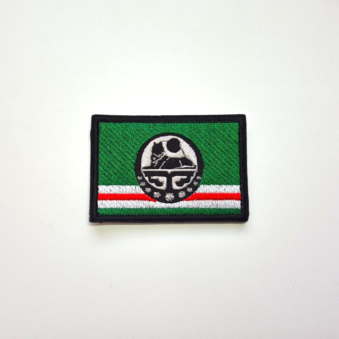 Ichkeria Battalion Flag Original Morale patch, Green front-facing photo