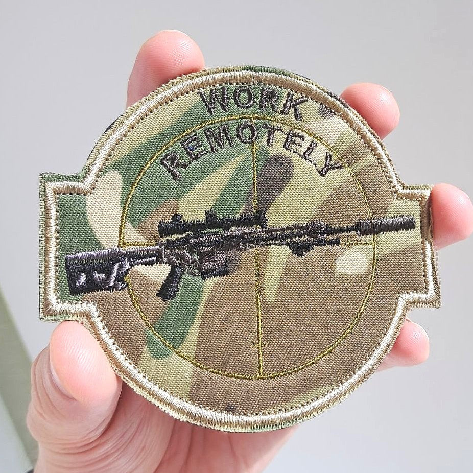 Sniper Work Remotely Multicam Morale Patch main photo1