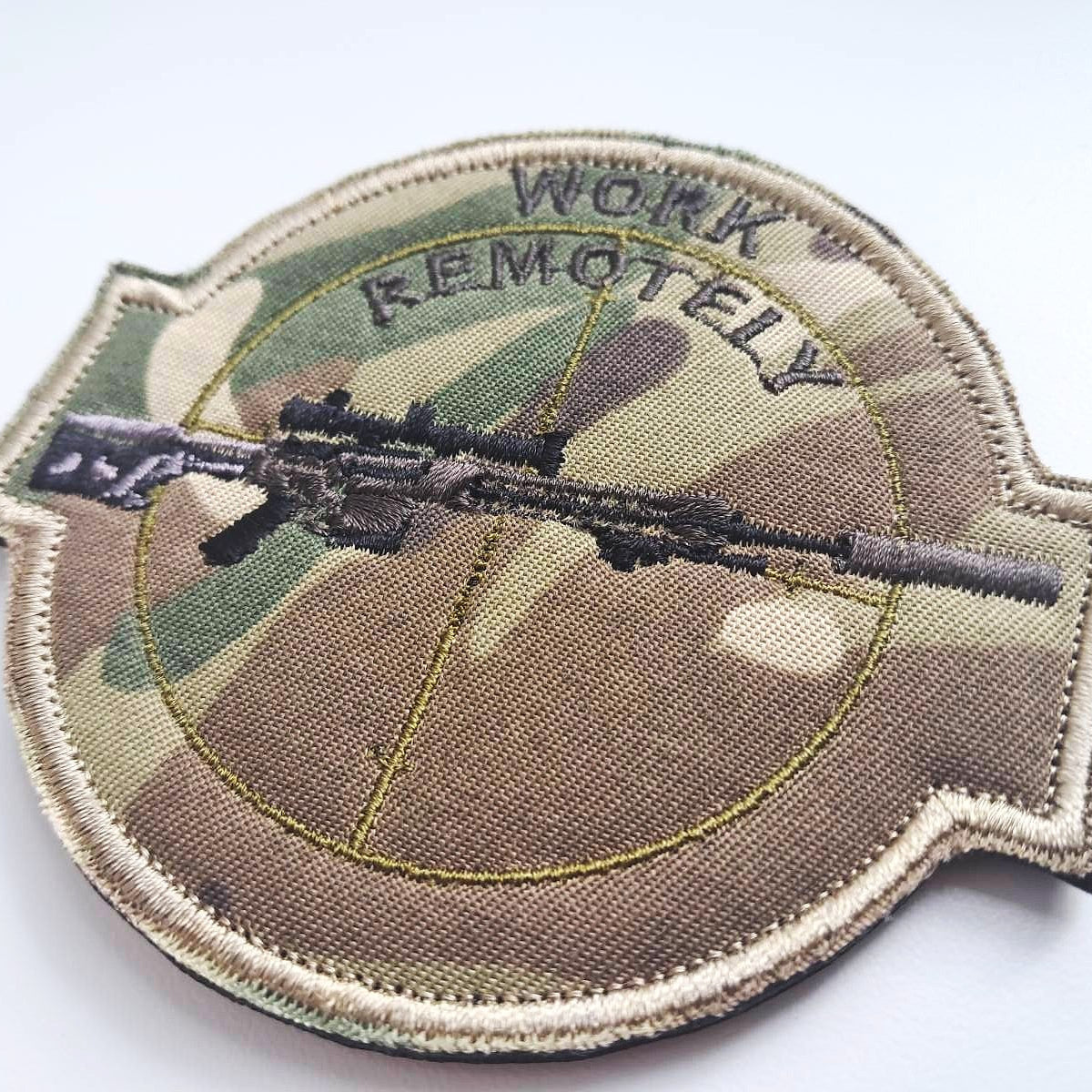 Sniper Work Remotely Multicam Morale Patch main photo2