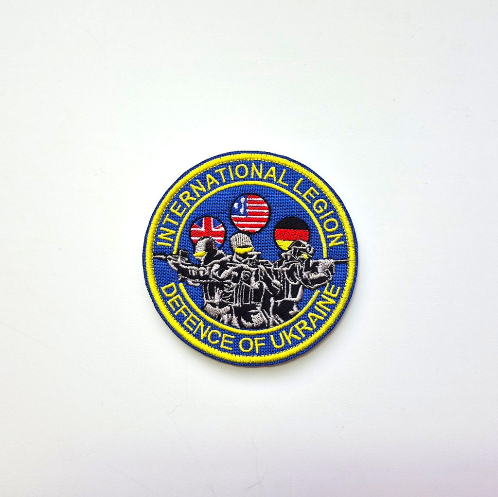 Ukraine Army International Legion Original Patch, Variant 2 front-facing photo