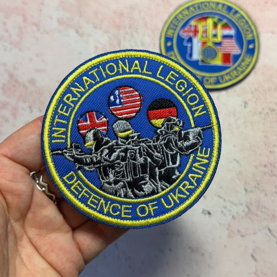 Ukraine Army International Legion Original Patch, Variant 2 main photo2