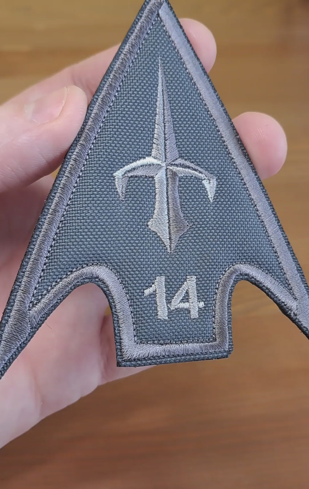 14 SR UAS Separate Regiment patch, UAV, FPV, Grey, Ukrainian Army Military Morale chevron