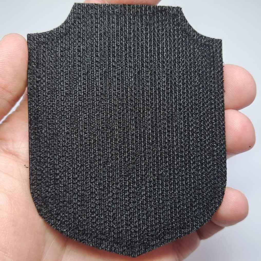 Azov Brigade Original Yellow Shield patch hook-and-loop on the back