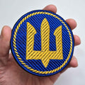 Marine Corps of Ukraine Sleeve Insignia, Dark Blue Patch main photo